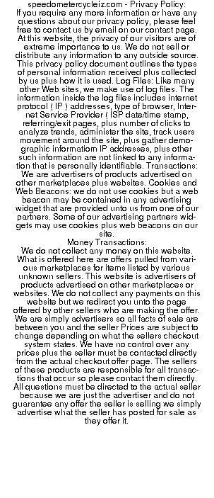 speedometercycleiz privacy