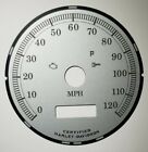 09392234 Harley Davidson Mph Speedometer Silver Gauge Face