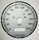 09392235 Harley Davidson Kilo Speedometer Silver Gauge Face