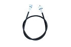 11-0018 Black Speedometer Cable Fits Harley Davidson Motorcycle Models