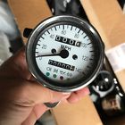 15-0040w Dcc Originals Chrome Mini Motorcycle Speedometer Indicator Lights Trip