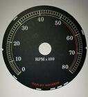16259494 Harley Davidson Rpm Tachometer Black Gauge Face