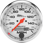 19355 Auto Meter 3 8in Electronic Speedometer 160 Mph White Face