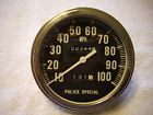 199711 Stewart Warner Vintage Police Special Speedometer Rat Rod Harley Davidson