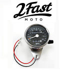 2fm-58-43664 Chrome Speedometer Trip Odometer Kawasaki Kz Zn Cafe Racer Voyager