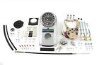39-0919 Chrome Dash Panel Kit With Ratio Speedometer Fits Harley Davidson