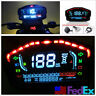 4775885163701 Unbranded Motorbike Lcd Digital Speedometer Odometer Waterproof Mph