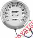 Tr-482917 4943545 Bikers Choice White Face 36-40 Style Speedometer 1 Ratio Mph