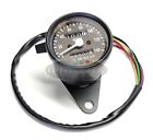 58-43691b Emgo Motorcycle Mini Mechanical Speedometer Gauge Led Warning Bulbs Black