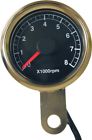 820-2708 Harddrive Mini Tachometer Rpm Led Black Faced For Harley