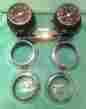 92058-77b Harley-davidson Harley Davidson Mech Speedo Red Dot Tach Sportster Miles Km H