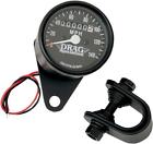 950426 Drag Specialties Ds 2.4 Mini Mechanical Speedometer 2 1 Black Face