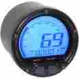 Ba555b15 Koso North America Dl-02s Speedometer Black Casing