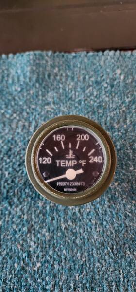 Clark Brothers Usa 19207/12338473 Water Temp Gauge 2 Inch 120-240 F For M988 Humvee Bros