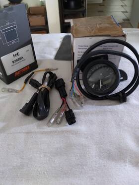 102911 Daytona Rev Counter Tachometer Velona 48mm For Royal Enfield Shotgun 9 000 Rpm