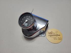 56590-60 Drag Specialties Mini Tach Tachometer 8k 8000 Rpm Gauge Harley Davidson Chopper