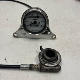 7127-84a Drag Specialties Speedo. Replaces Harley P/n 7127-84a. 140 Mph Used