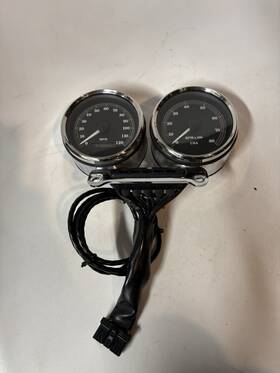 Dual 67274-98 Gauge Dyna Tac Speedo Odometer Tachometer Fxdl Fxdx Fxdxt Gauges