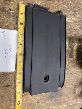 61155-84b Harley-davidson Dash Panel Trim Cover Softail Heritage Fatboy Fxst Oem Stock