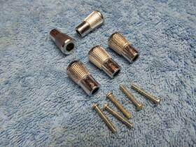 67215-68 Harley-davidson 61217-68 5 Nos 68 - 84 Flh Electraglide Speedometer Knob And Screws Fxwg