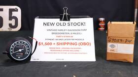 Harley-davidson 67059-84 Vintage Fxrp Speedometer Miles Fxr Nos