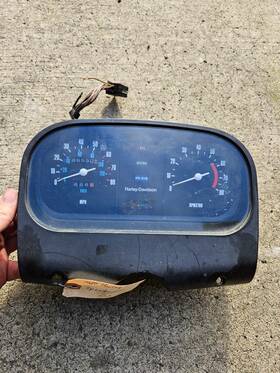 67233-80a Harley Davidson 80-84 Flt Tour Glide Speedometer Tachometer Instrument Cluster