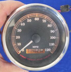 Harley-davidson 67338-95a Genuine Dyna Xl Sportster 4 Inch Speedometer Speedo 95-98 14k Miles