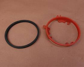 67341-04b Harley-davidson 2012-2016 Fld Switchback Classic Speedometer Mounting Ring Set