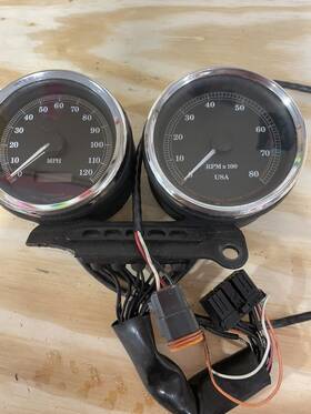 67403-99r Harley-davidson Xl1200 Speedometer And Tachometer
