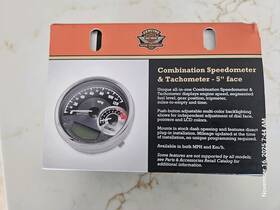 70900391a Harley-davidson 5 Inch Combination Analog Speedometer/tachometer Kilometers/hr