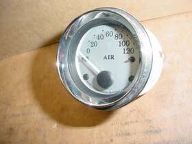 75166-01a Harley Davidson Silver Face Touring Air Temp Fairing Gauge 12655