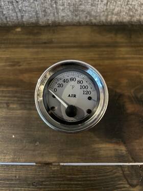 Harley-davidson 751666-01a Oem Harley-davidson Air Temperature Gauge 75166-01a
