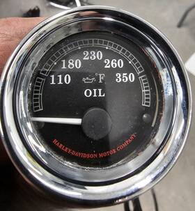 Harley-davidson 75266-04 2in Oil Temperature Gauge