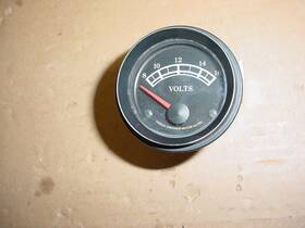 Item-14374 Harley-davidson Fxr Fxrt Fxrp Flt Flh Volt Gauge 14374