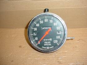 Item-14394 Harley-davidson Panhead Shovelhead Genuine Stewert Warner Police Speedometer
