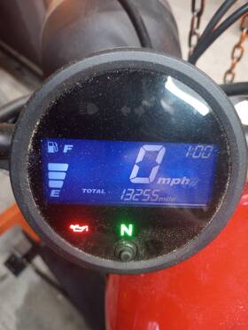 37100-mkg-a01 Honda 17 - 18 Shadow 500 Working Speedometer. 13 255 Miles. Cmx500