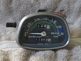 37200-102-781 Honda 1977 Trail Ct90 Ct 90 Speedometer Tested With Bulbs Pigtails