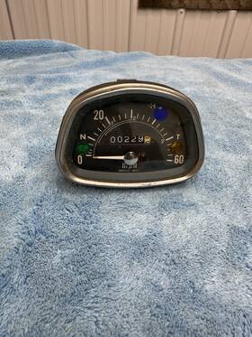 37200-128-672 Honda St90 Speedometer Used Oem