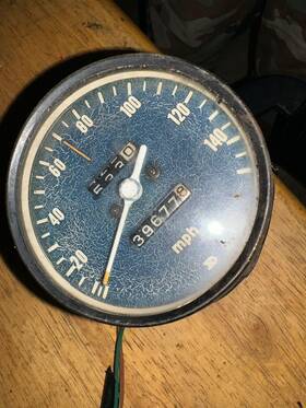 37230-300-672 Honda 70-72 Cb-750 Oem Speedometer