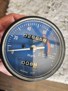 37230-358-671 Honda Mt250 Elsinore 1974 Speedometer Gauge