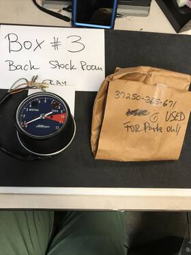 37250-365-671 Honda 1975 Xl125-k2 Tachometer Gauge # Used For Parts Only As Is