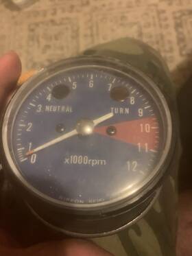 Honda 37250-388-701 Rare Vintage 1977 Cj360t Tachometer Tested As Working