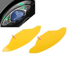 Hukyu 612063571931 2 Pcs Clear Speedometer Dashboard Screen Protector Film For Honda Pcx150 2018-20