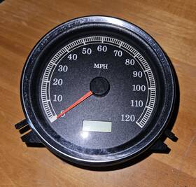 1077098 J&p Cycles Speedometer Fits 1999-2003 Flhr And Fxdwg 4-1/2 Dia