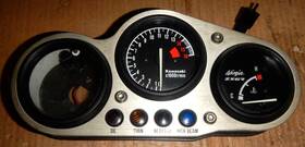 25015-1331 Kawasaki Ninja Zx-6r Zx600r Zx600-f1 1995-1998 Tachometer And Temp Gauge Meter