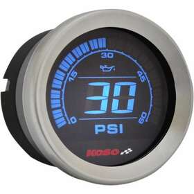 Ba050410 Koso North America 2 Inch Oil Pressure Gauge - Chrome