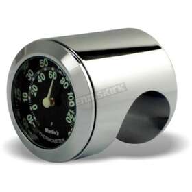 180202 Marlins Genuine Accessories Black Face 7/8 Inch -1 Talon Handlebar Mount Thermometer -