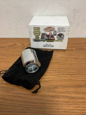 Marlins Genuine Accessories 182208 Talon Handlebar Chrome 1-1/4 Inch Bars Thermometer