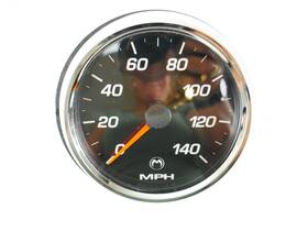 8630-00037-19 Medallion Instrumentations 3in Speedometer 140 Mph Harley Davidson Rcg Black Face