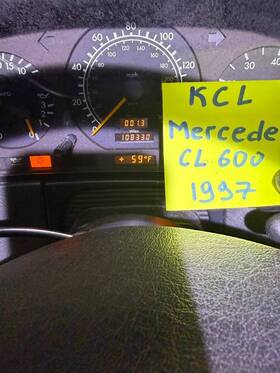 A1404406511 Mercedes-benz 96-99 W140 C140 Cl-class Instrument Cluster Gauge Speedometer Oem